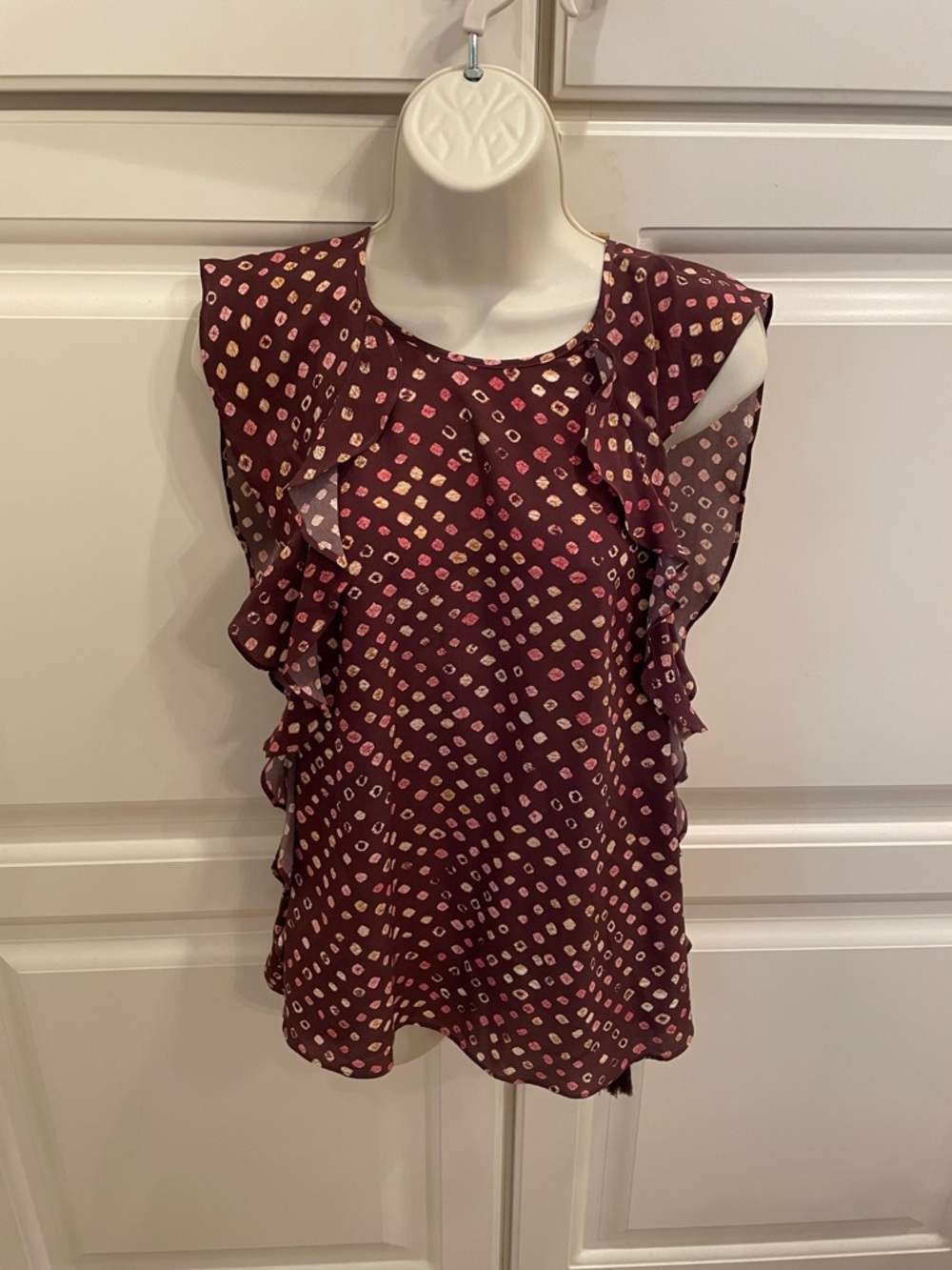 Ulla Johnson silk ruffle top sz 4